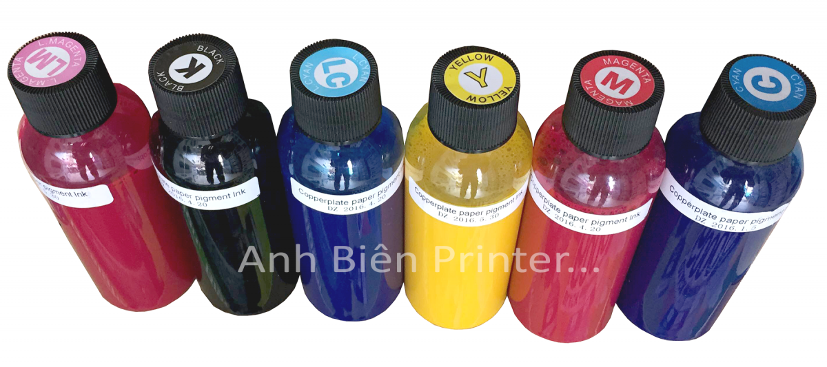 Mực in pigment uv sử dụng cho giấy cuche